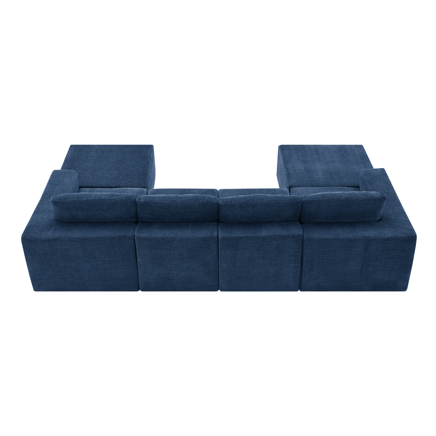 110*72" Modular U Shaped Sectional Sofa - Luxury Chenille Floor Couch Set - CurtisJ Designs