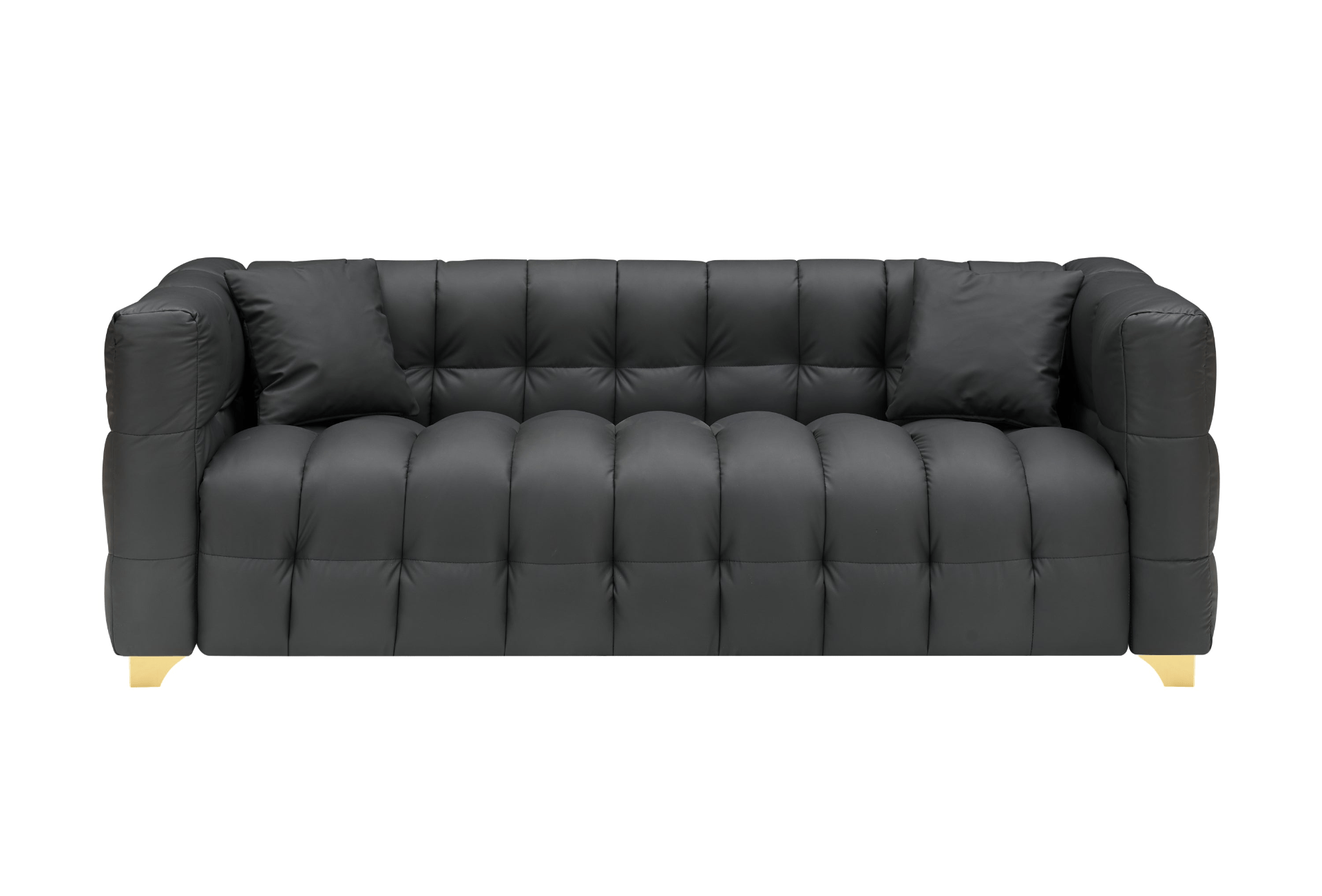 80 - Inch Black Technology Fabric Sofa - 3 - Seat, Waterproof & Stain - Proof, Anti - Cat Claw Design, Comfortable Reclining Sofa for Modern Living Rooms - CurtisJ Designs