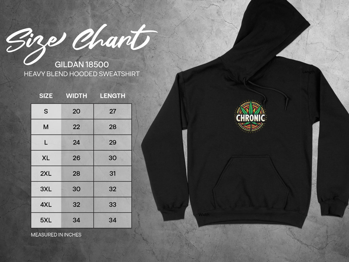 Chronic Hoodie - CurtisJ Designs