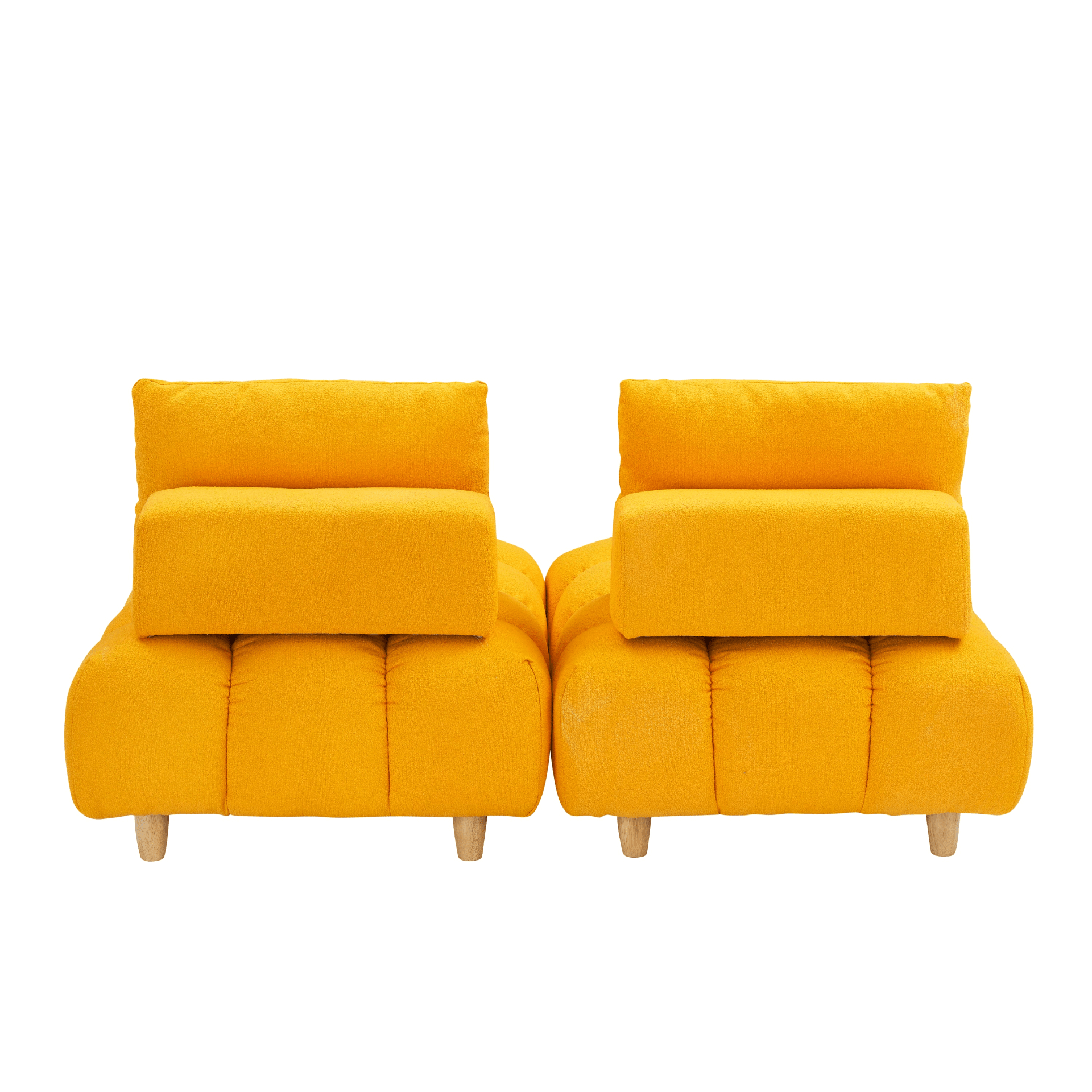 Comfortable 60 - Inch Yellow Teddy Sofa - Perfect for Apartments, Offices, and Living Rooms - CurtisJ Designs