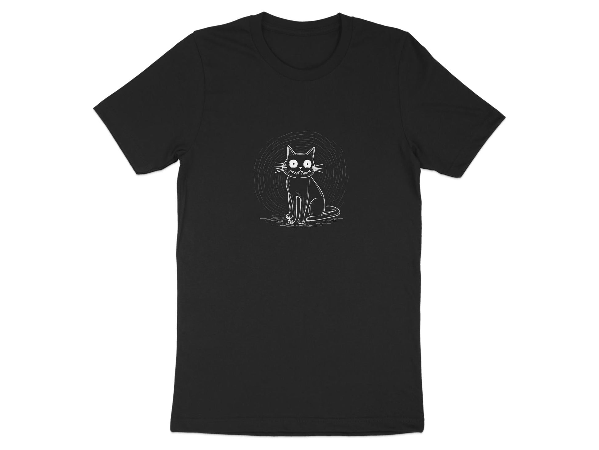 Crazy Kitty T-Shirt - CurtisJ Designs