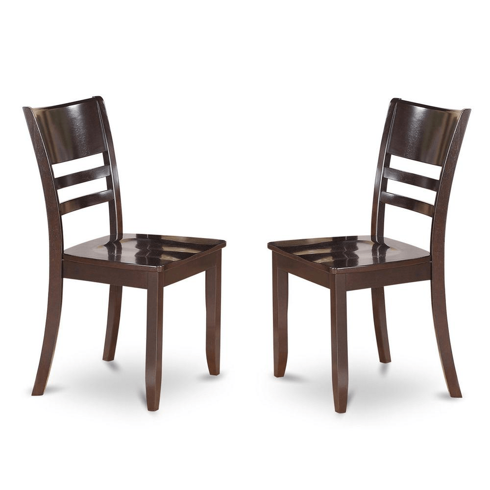 Elegant 3 PC Small Kitchen Table and Chairs Set - Stylish Cappuccino Finish - CurtisJ Designs