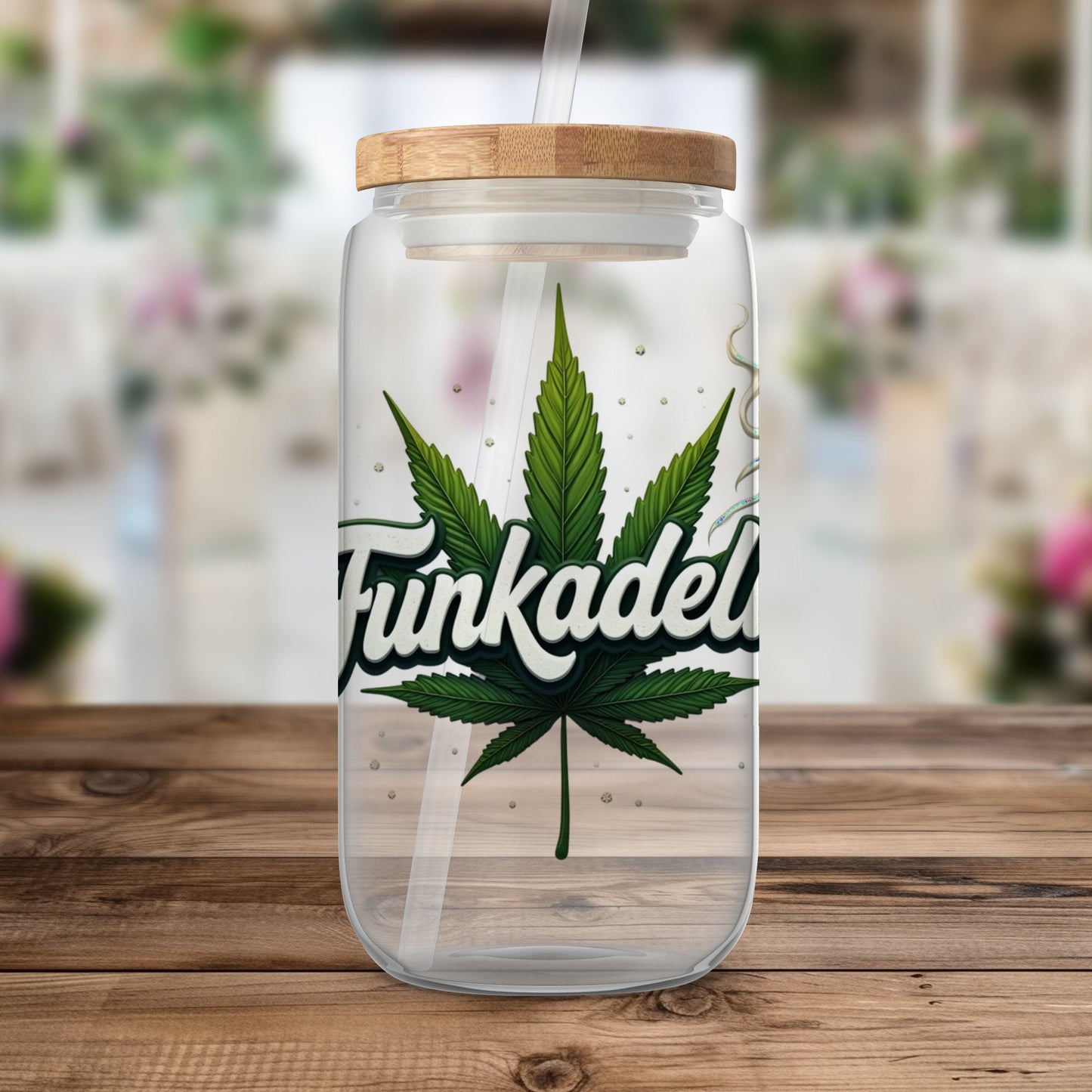 Funkadelic Graphic Cannabis Leaf Design Tumblers - CurtisJ Designs