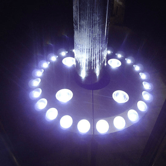 Illuminate Your Patio with the UFO 360 Degree Umbrella Light - Bright, Cordless, and Durable - CurtisJ Designs