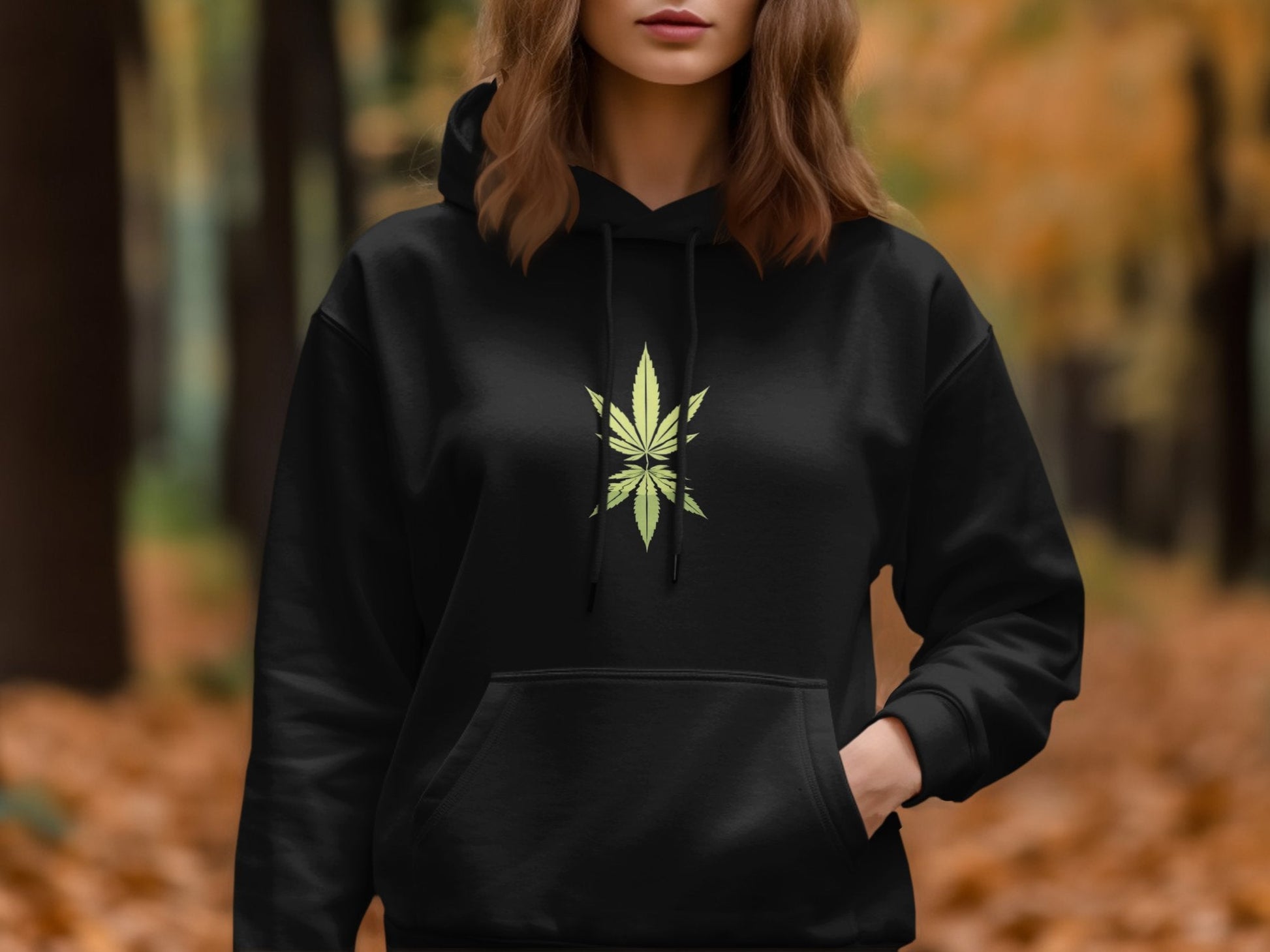 Leaf Reflection Hoodie - CurtisJ Designs