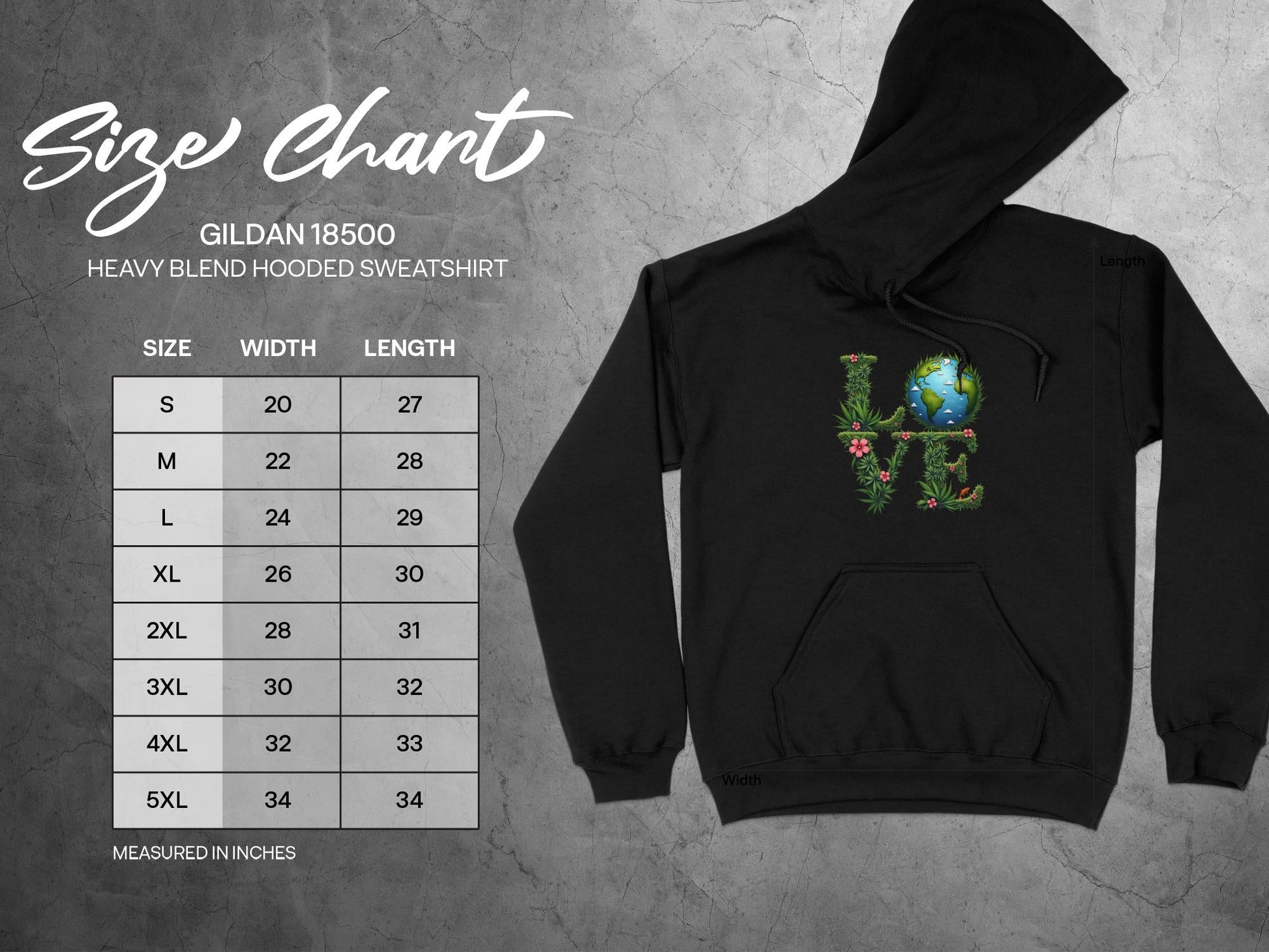 Love Earth Hoodie - CurtisJ Designs