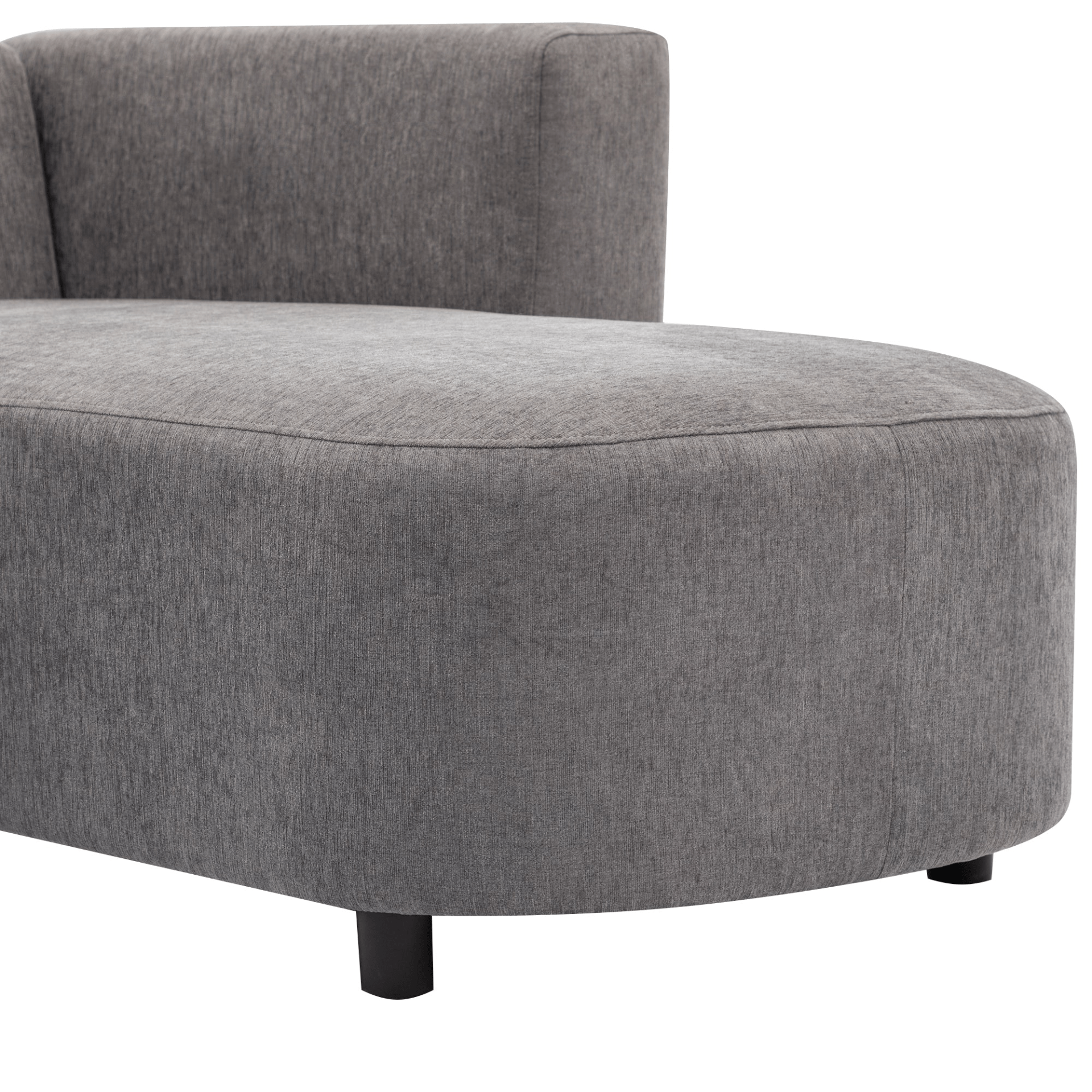 Luxury Modern Style Living Room Upholstery Sofa - Chenille Upholstery, Solid Wood Frame - CurtisJ Designs