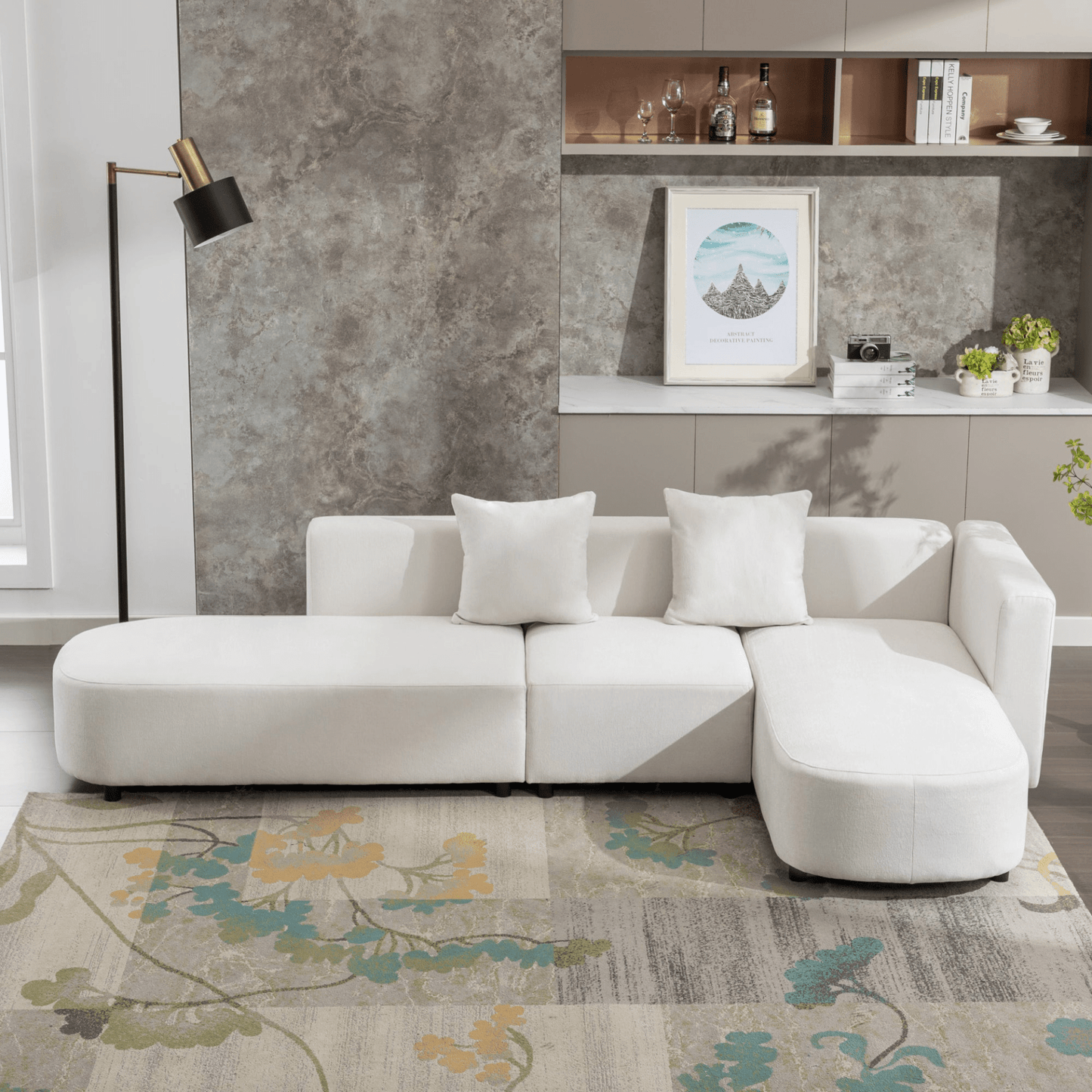 Luxury Modern Upholstery Sofa - Comfortable & Elegant Living Room Design - CurtisJ Designs