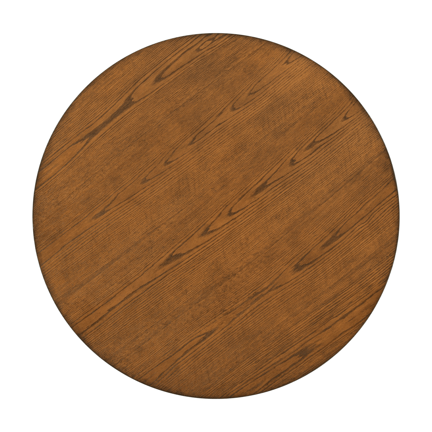 Mid - Century Solid Wood Round Dining Table for Small Places, Walnut Table - CurtisJ Designs