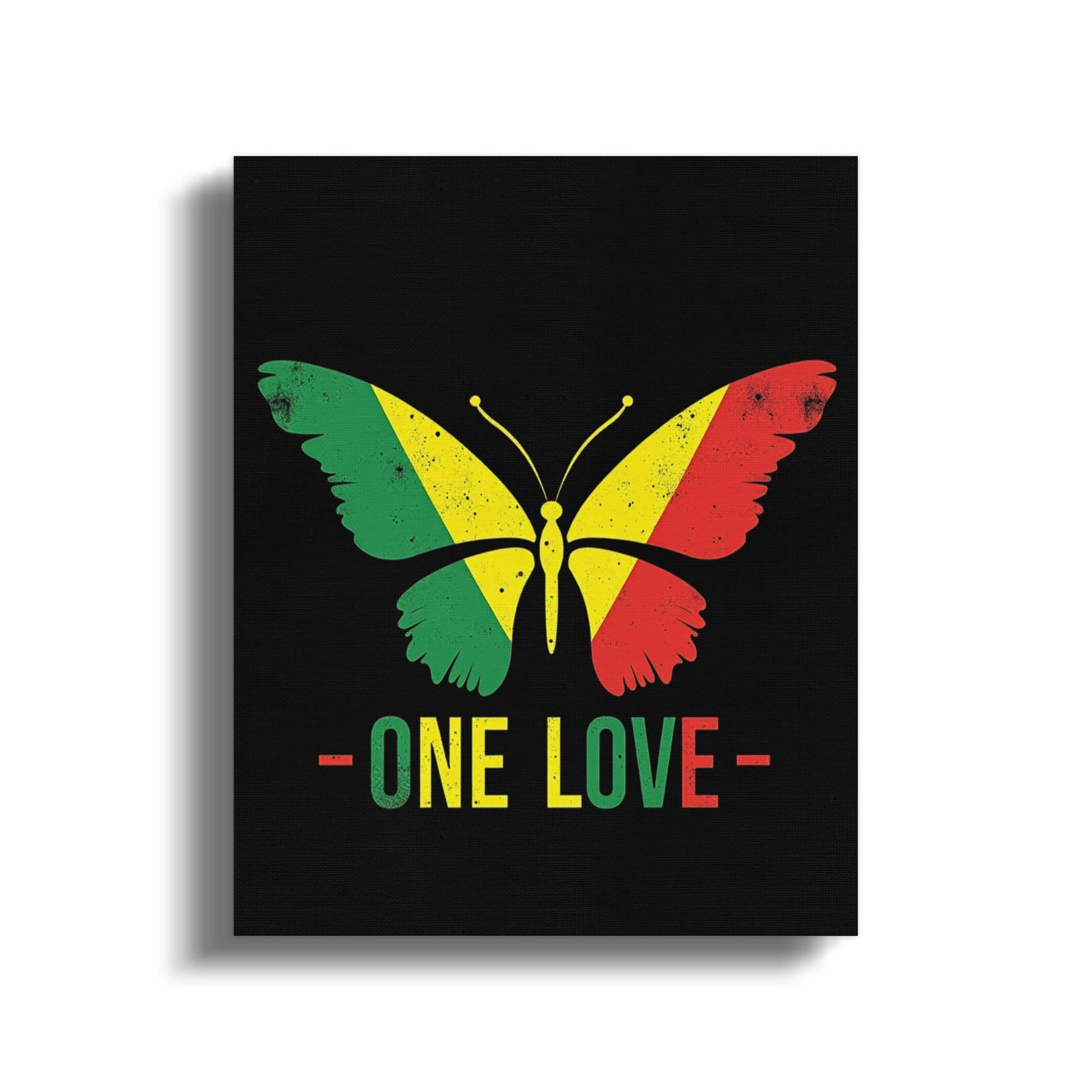 One Love Butterfly Art Canvas - CurtisJ Designs