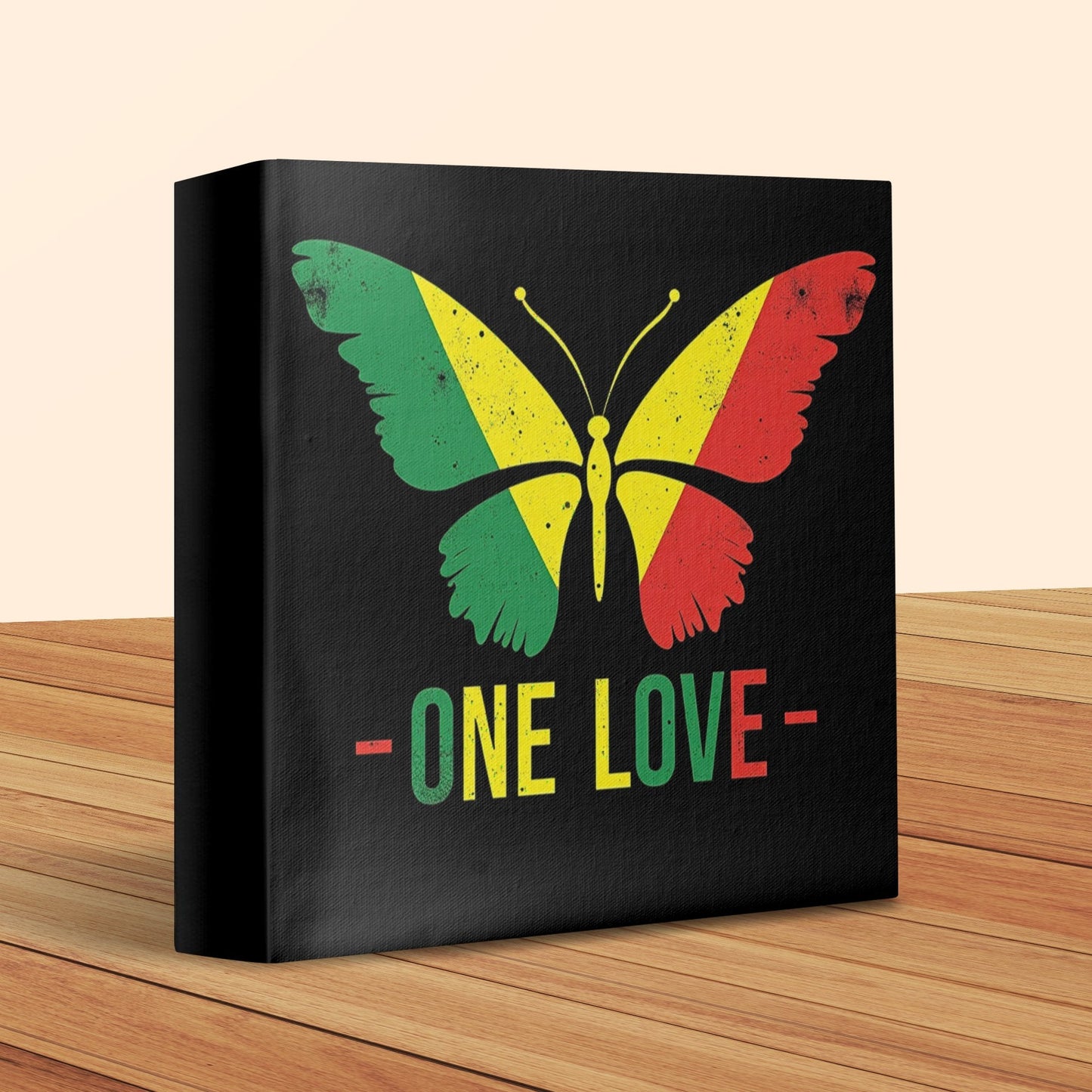 One Love Butterfly Art Canvas - CurtisJ Designs