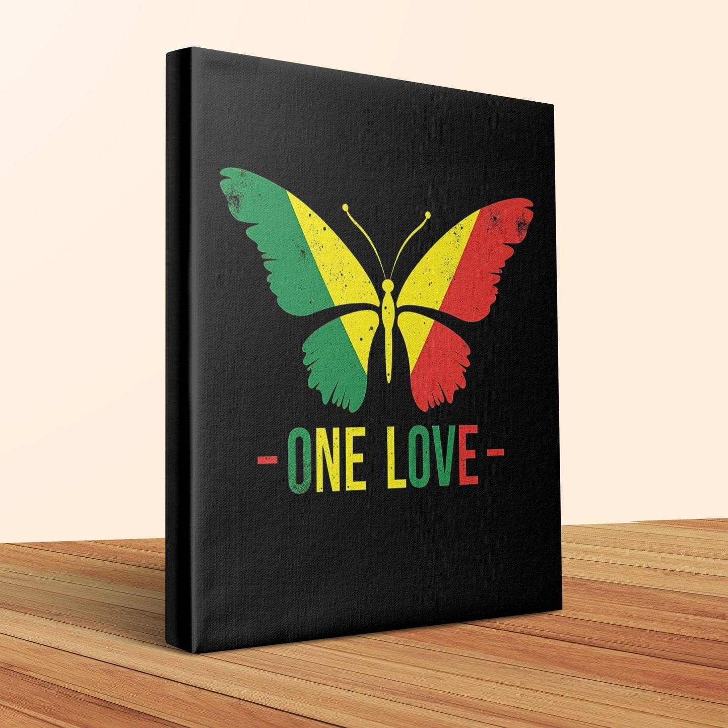 One Love Butterfly Art Canvas - CurtisJ Designs