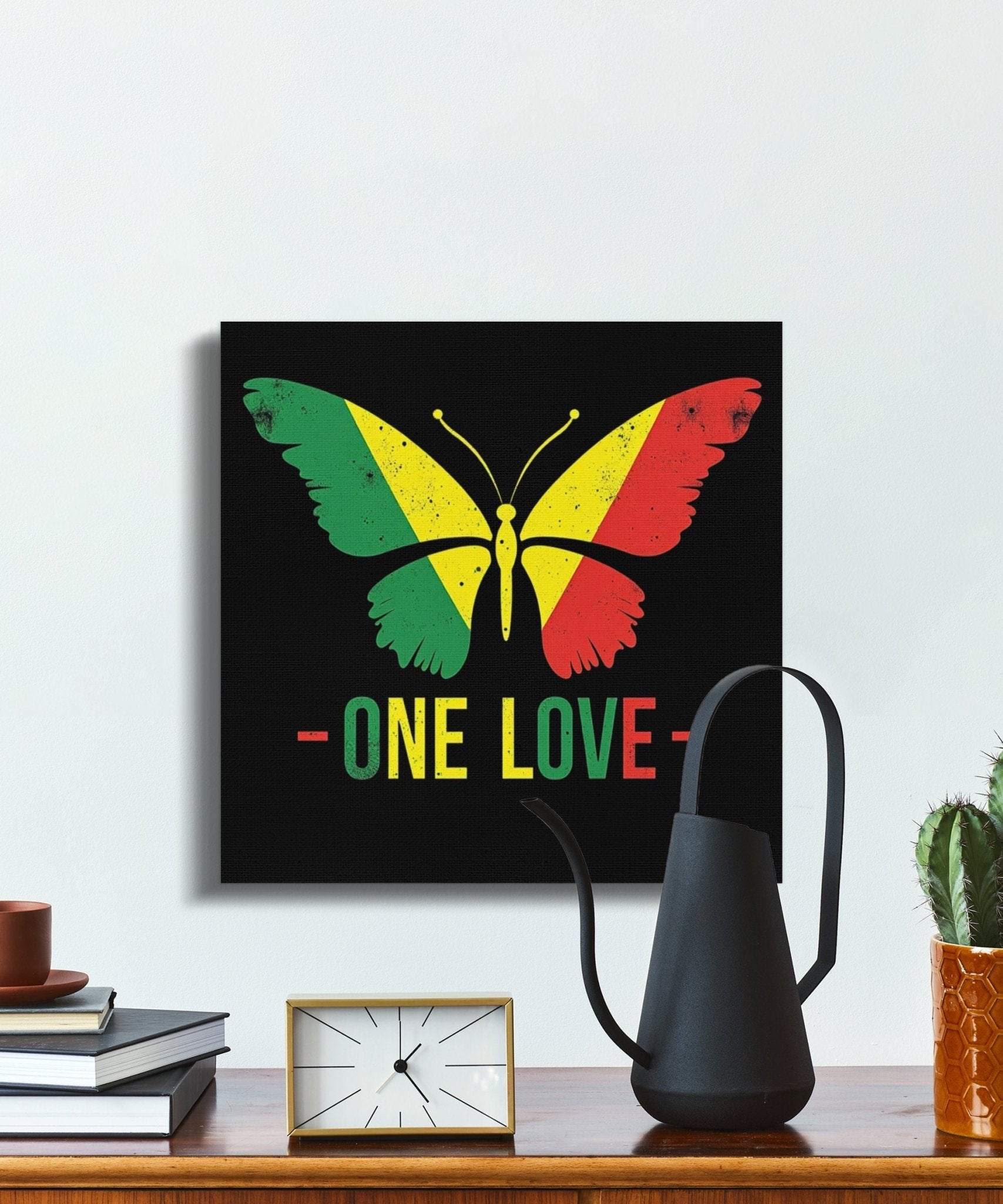 One Love Butterfly Art Canvas - CurtisJ Designs