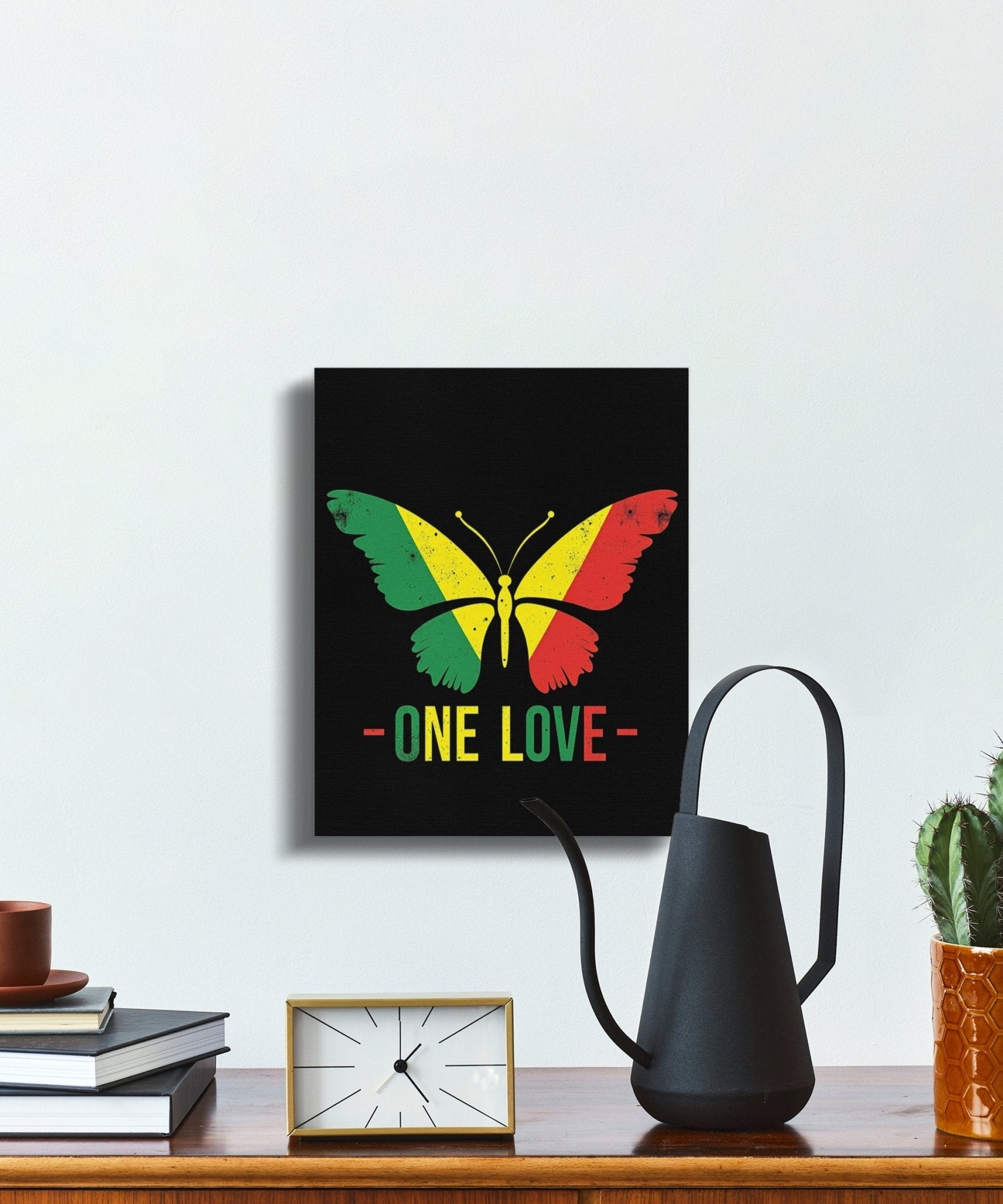 One Love Butterfly Art Canvas - CurtisJ Designs