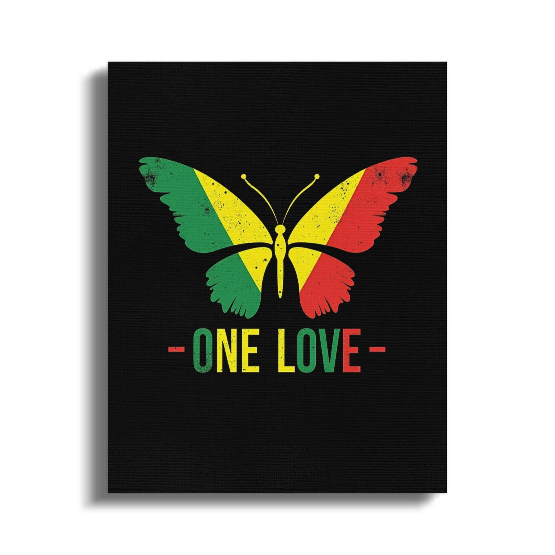 One Love Butterfly Art Canvas - CurtisJ Designs