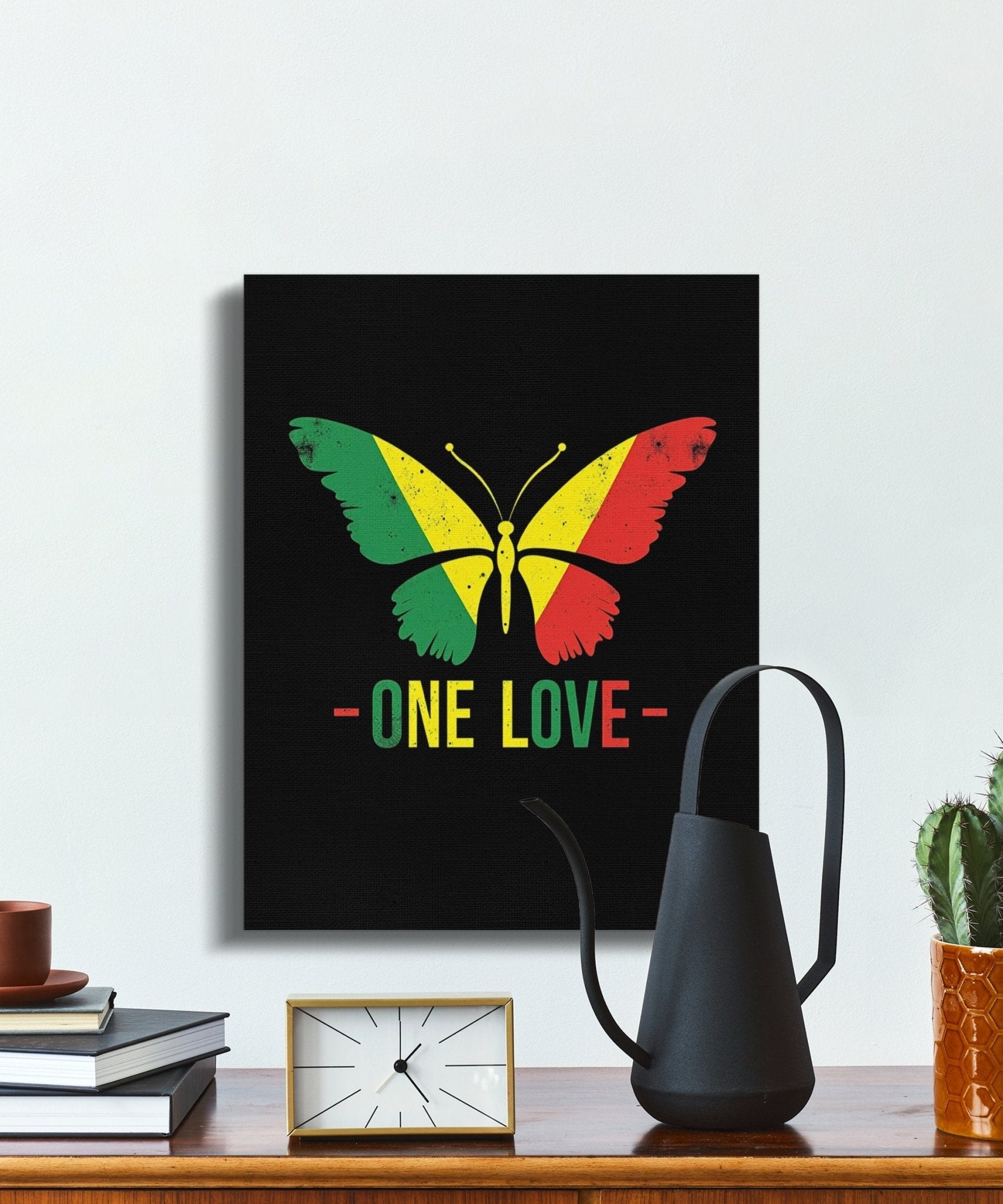 One Love Butterfly Art Canvas - CurtisJ Designs