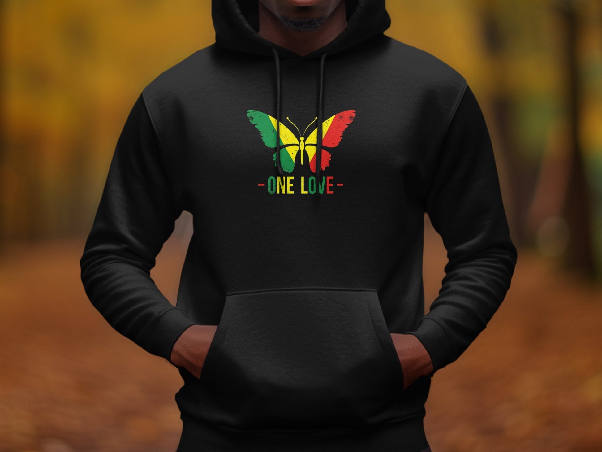 One Love Butterfly Hoodie - CurtisJ Designs