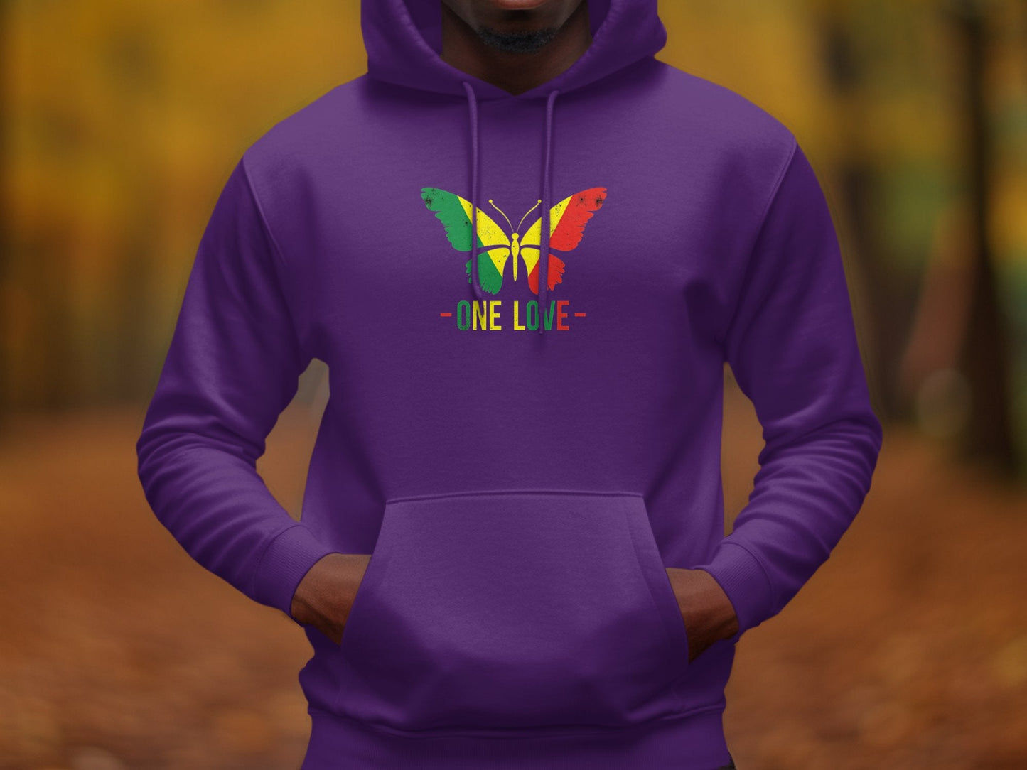 One Love Butterfly Hoodie - CurtisJ Designs