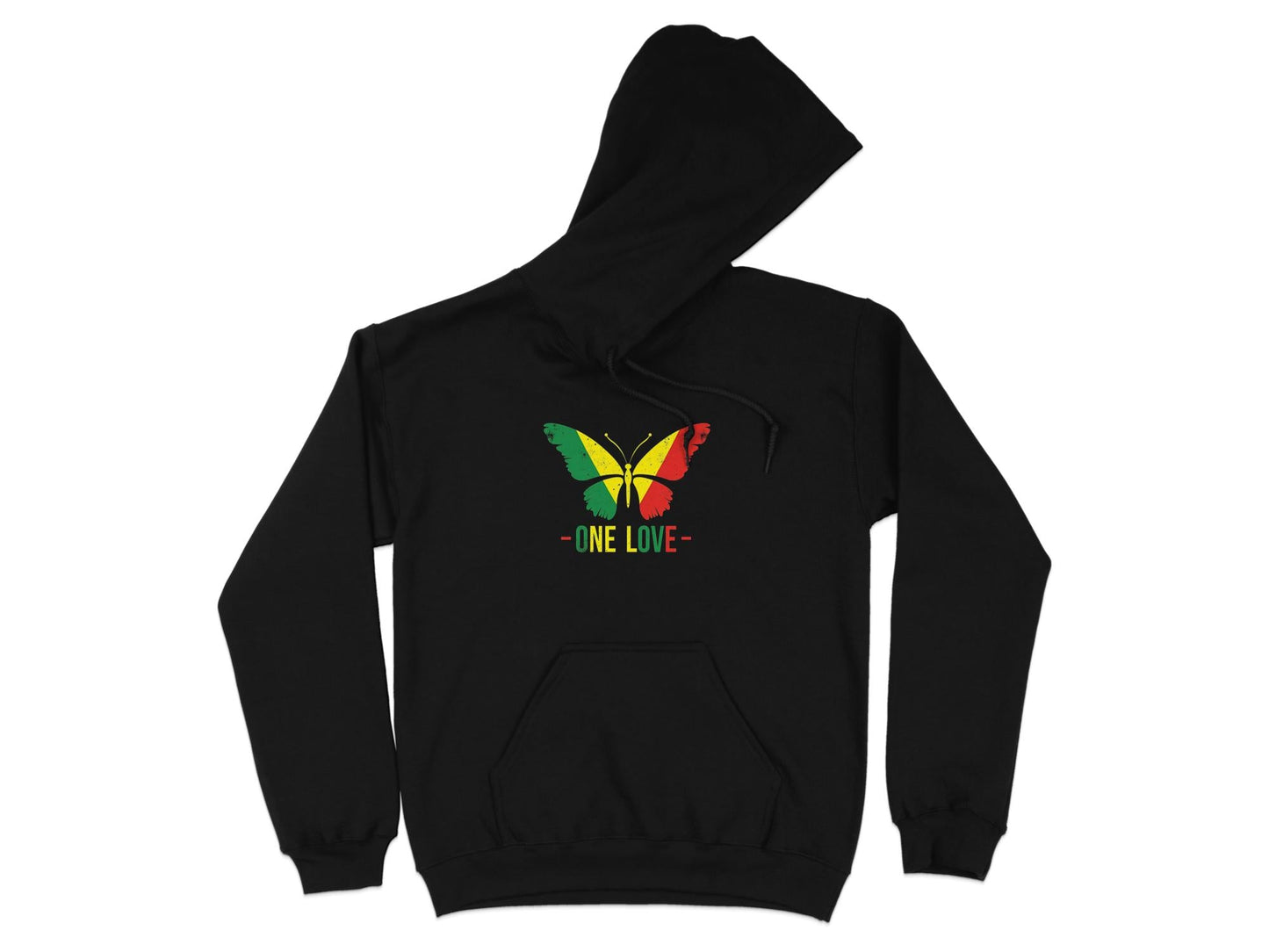 One Love Butterfly Hoodie - CurtisJ Designs