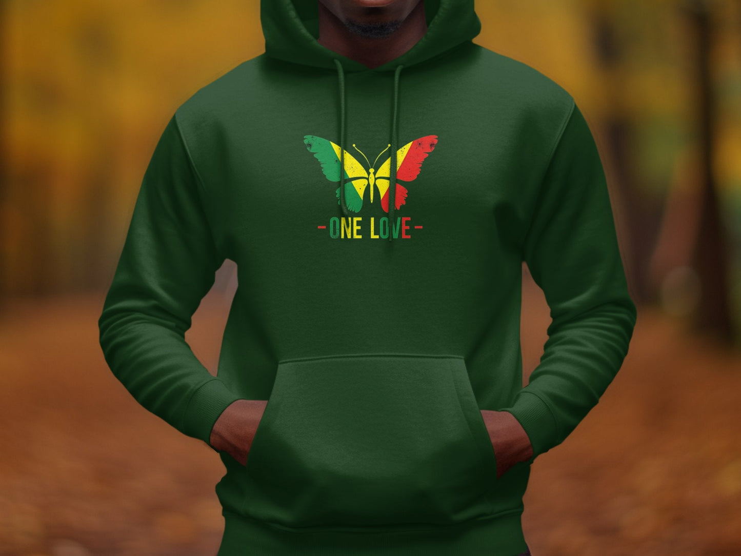 One Love Butterfly Hoodie - CurtisJ Designs