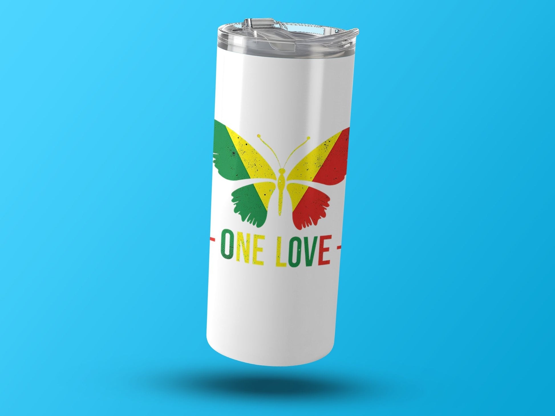 One Love Butterfly Tumbler - CurtisJ Designs