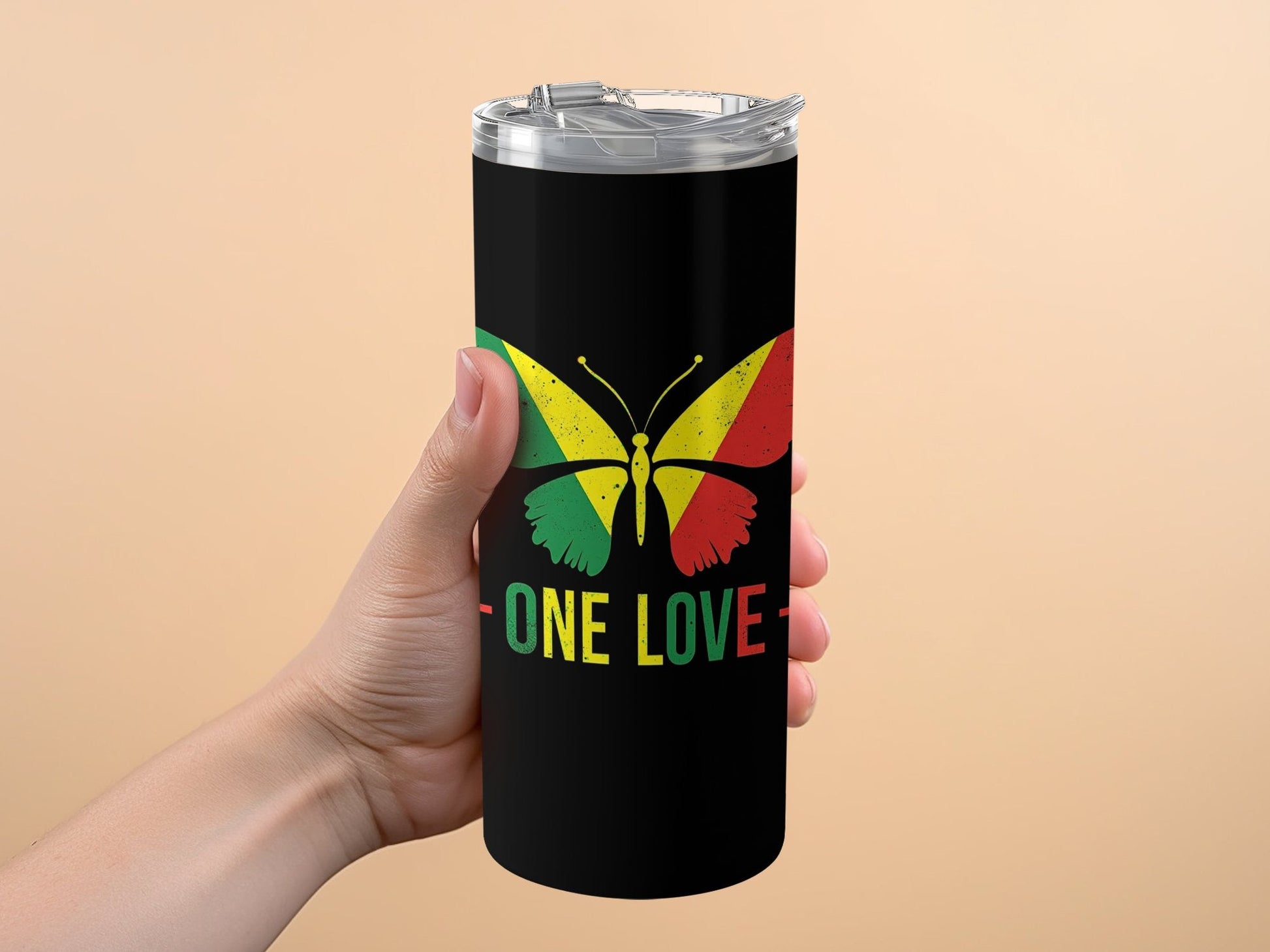 One Love Butterfly Tumbler - CurtisJ Designs