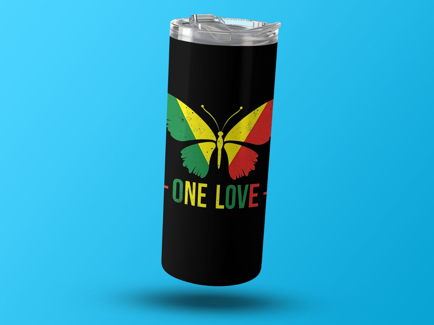 One Love Butterfly Tumbler - CurtisJ Designs