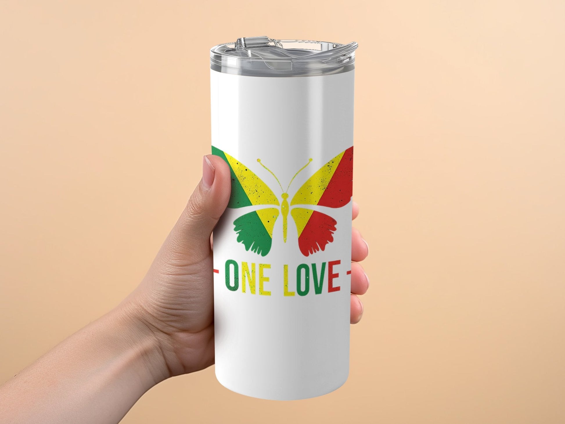 One Love Butterfly Tumbler - CurtisJ Designs