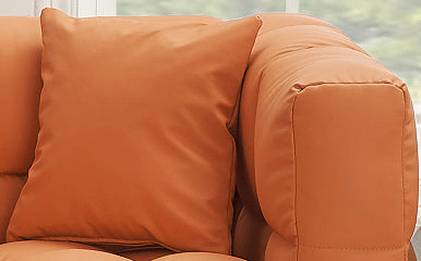 Orange Technology Fabric Sofa - 3 Seats | Waterproof & Stain - Proof | Anti - Cat Paw | 80 Inches Long - CurtisJ Designs