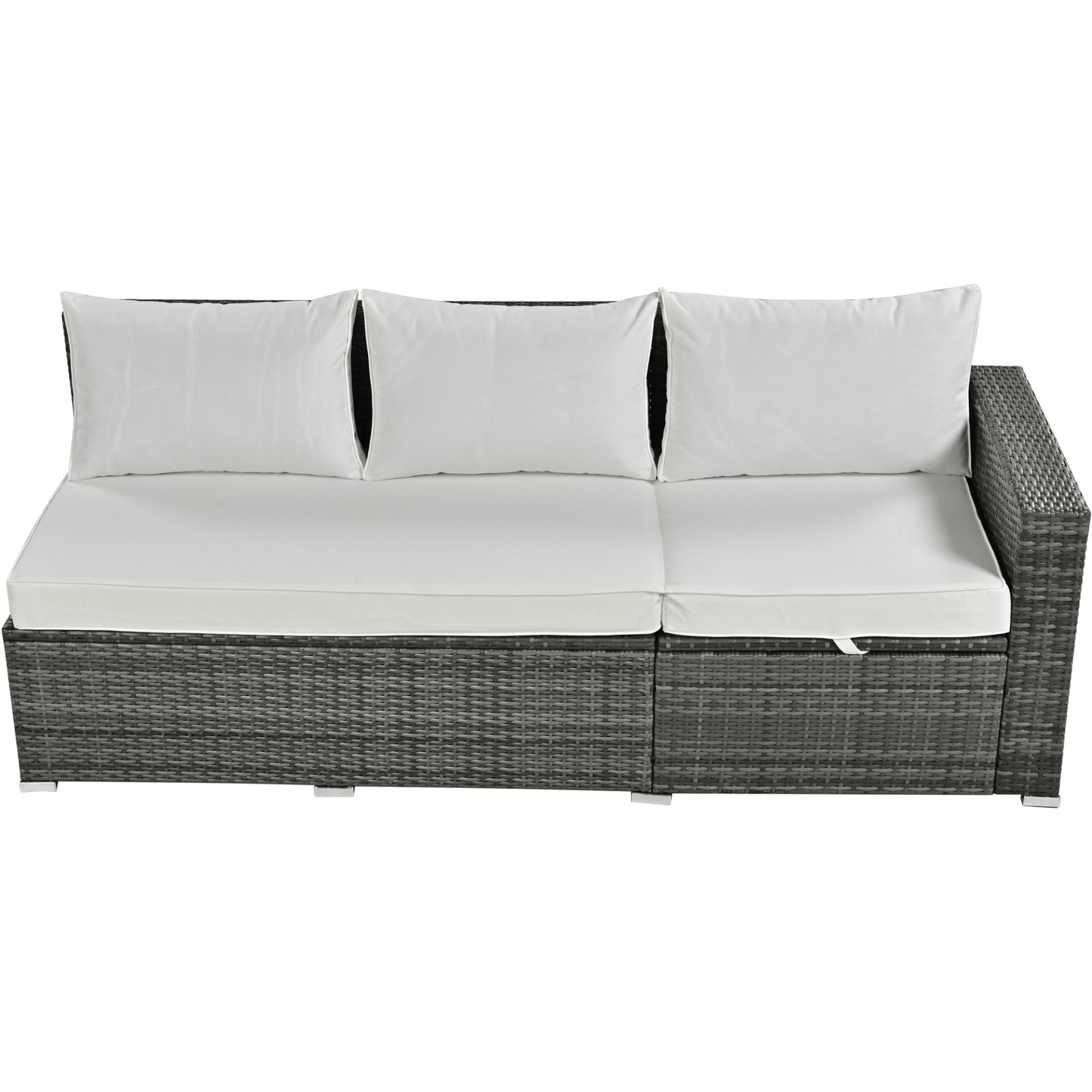 Outdoor 6 - Piece All Weather PE Rattan Sofa Set – Premium Garden Patio Wicker Sectional Furniture - CurtisJ Designs