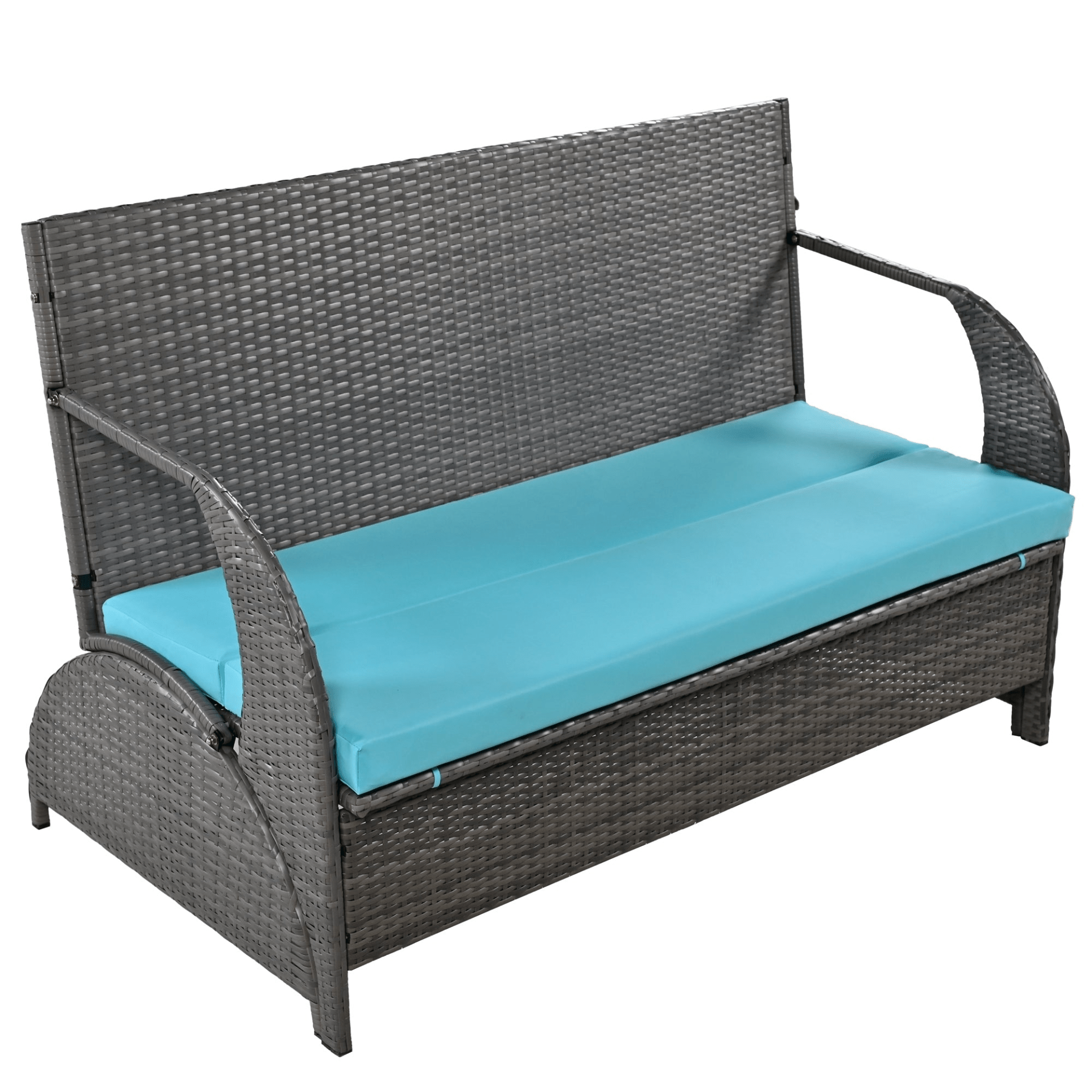 Premium Outdoor Loveseat, Convertible to Four Seats and a Table - Perfect for Gardens and Lawns - CurtisJ Designs