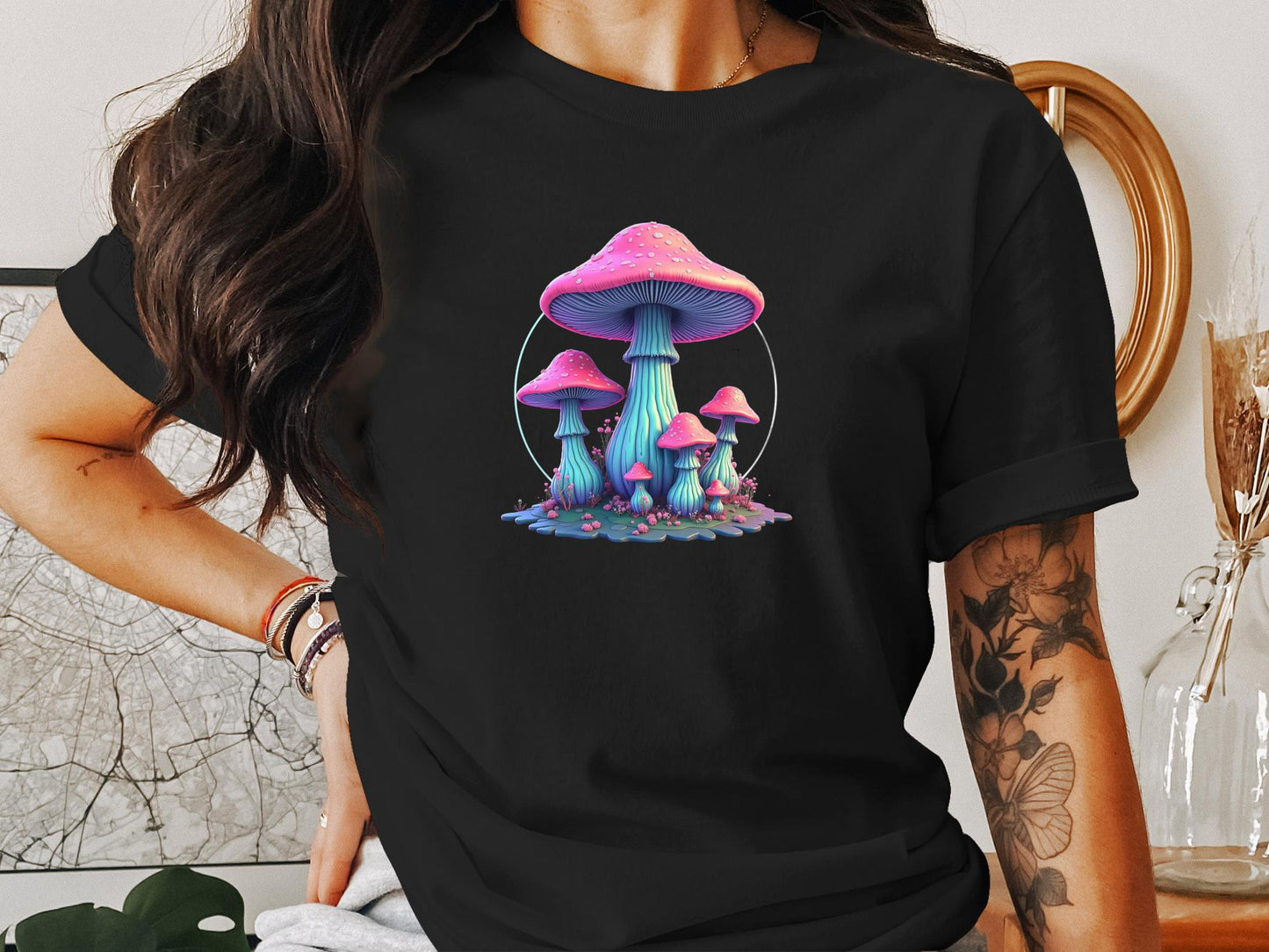 Psychedelic Fungi Tee - CurtisJ Designs