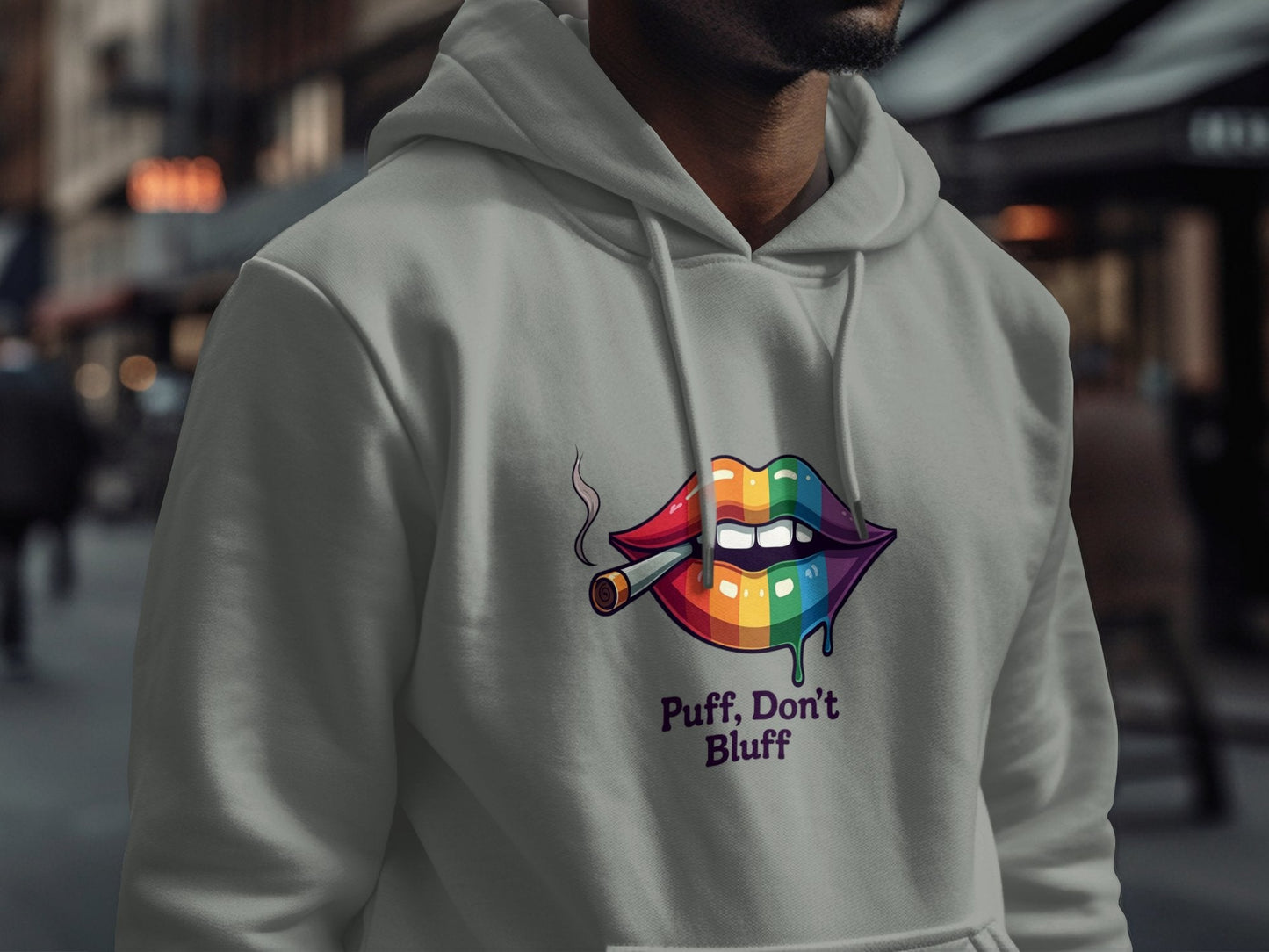 Puff Don't Bluff Hoodie - CurtisJ Designs