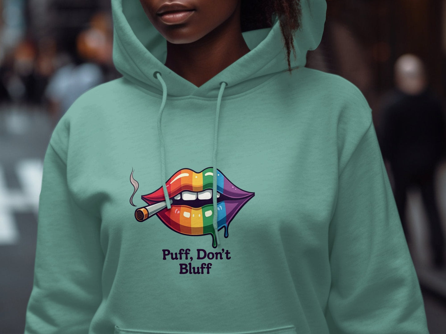 Puff Don't Bluff Hoodie - CurtisJ Designs