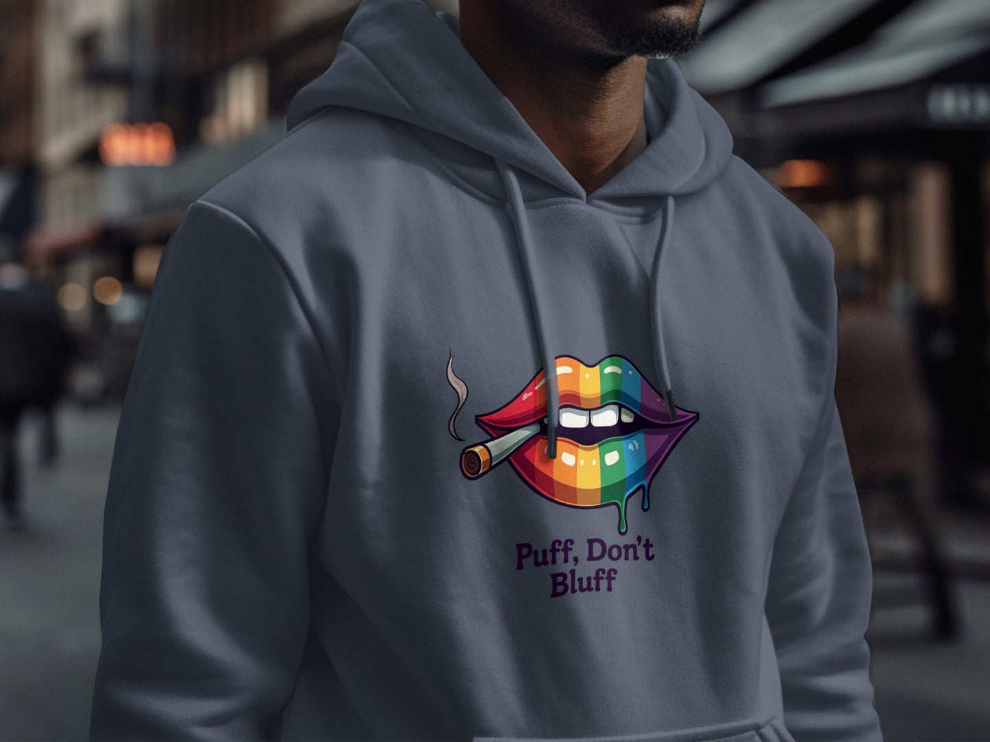 Puff Don't Bluff Hoodie - CurtisJ Designs