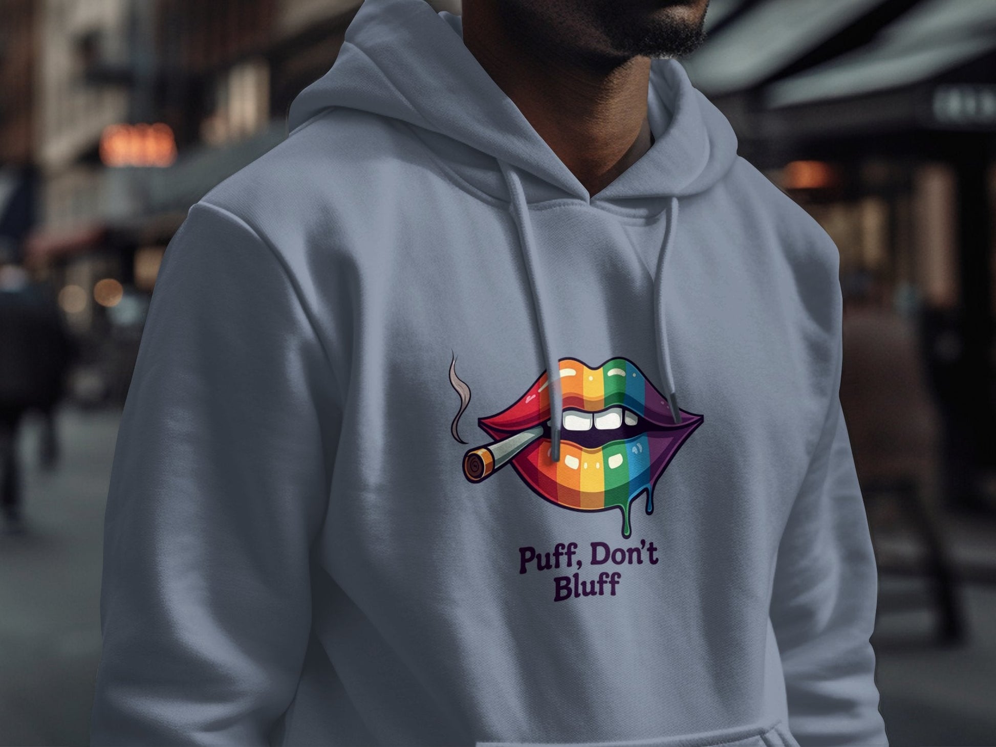 Puff Don't Bluff Hoodie - CurtisJ Designs