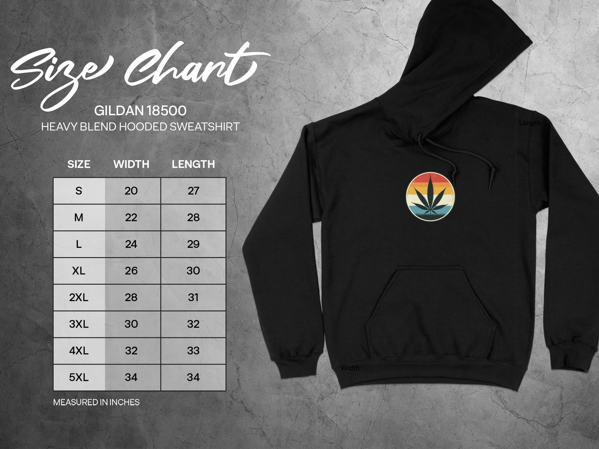 Retro Cannabis Hoodie - CurtisJ Designs