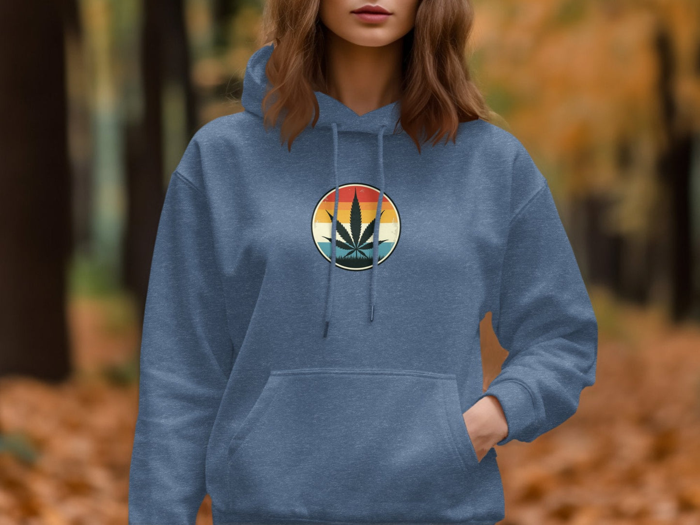 Retro Cannabis Hoodie - CurtisJ Designs