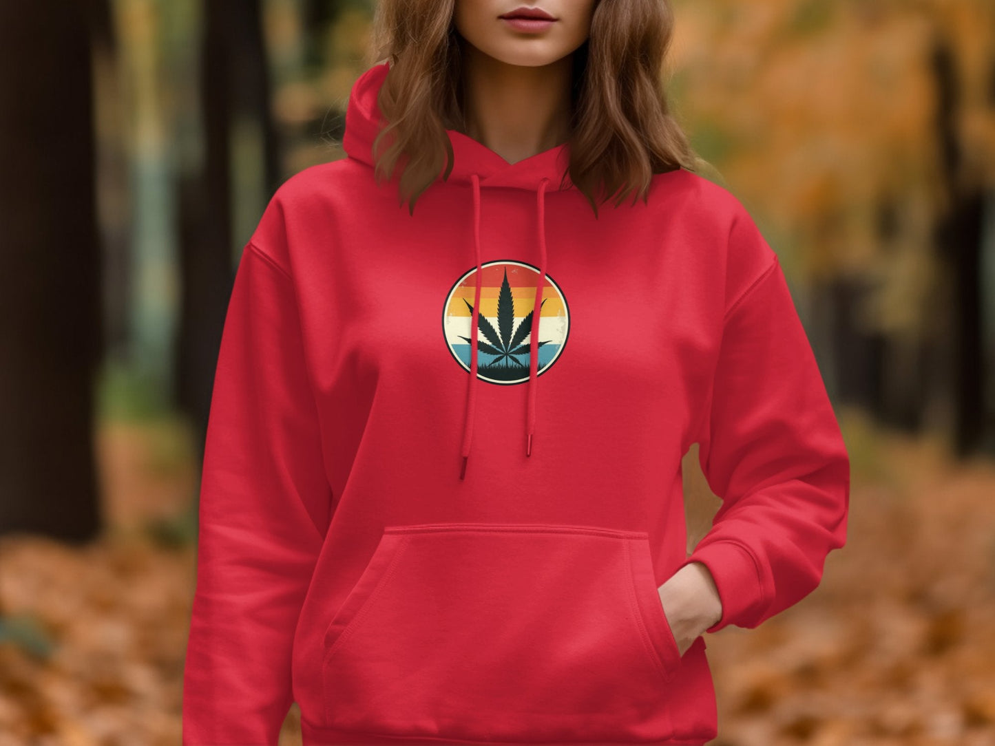 Retro Cannabis Hoodie - CurtisJ Designs