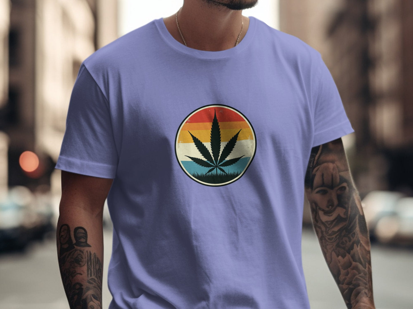 Retro Cannabis Tee - CurtisJ Designs