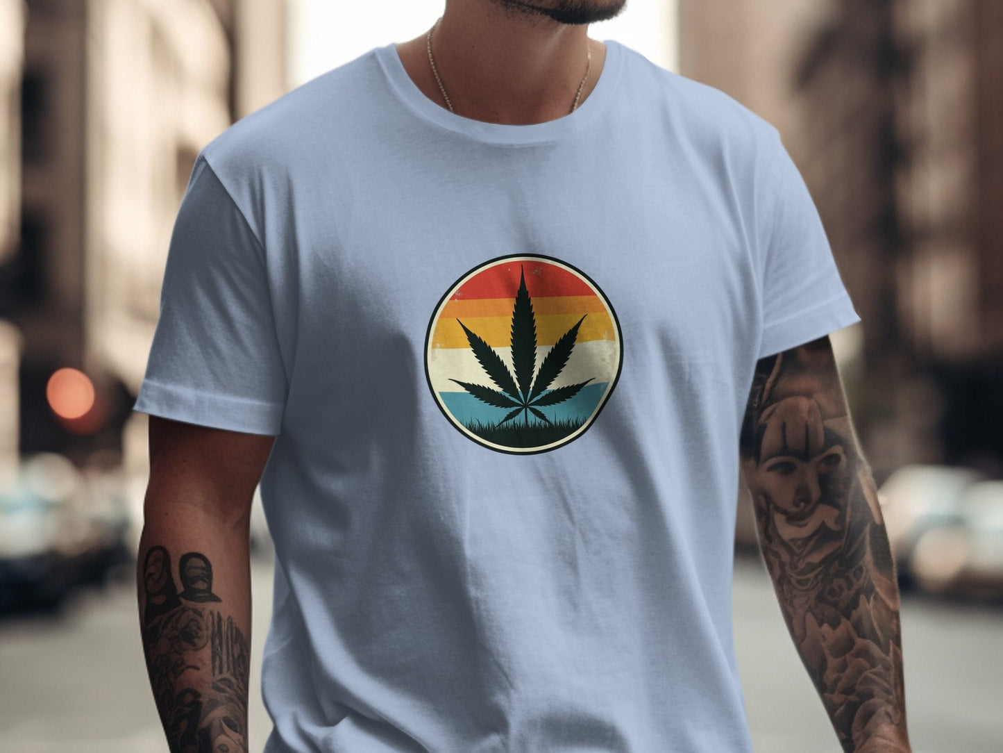 Retro Cannabis Tee - CurtisJ Designs