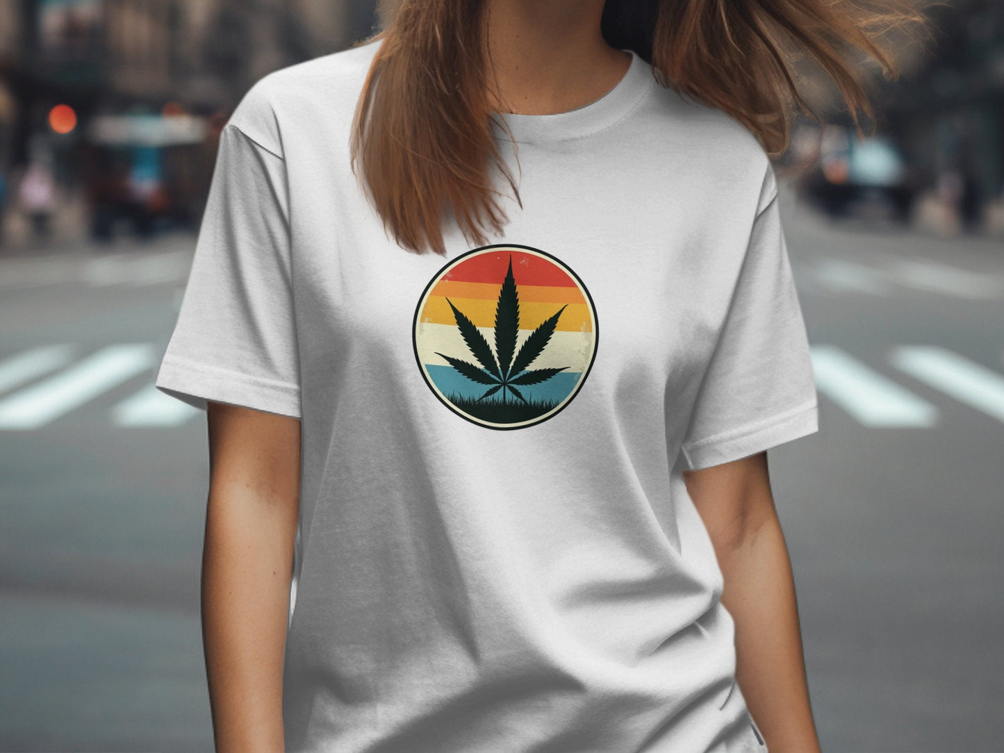 Retro Cannabis Tee - CurtisJ Designs