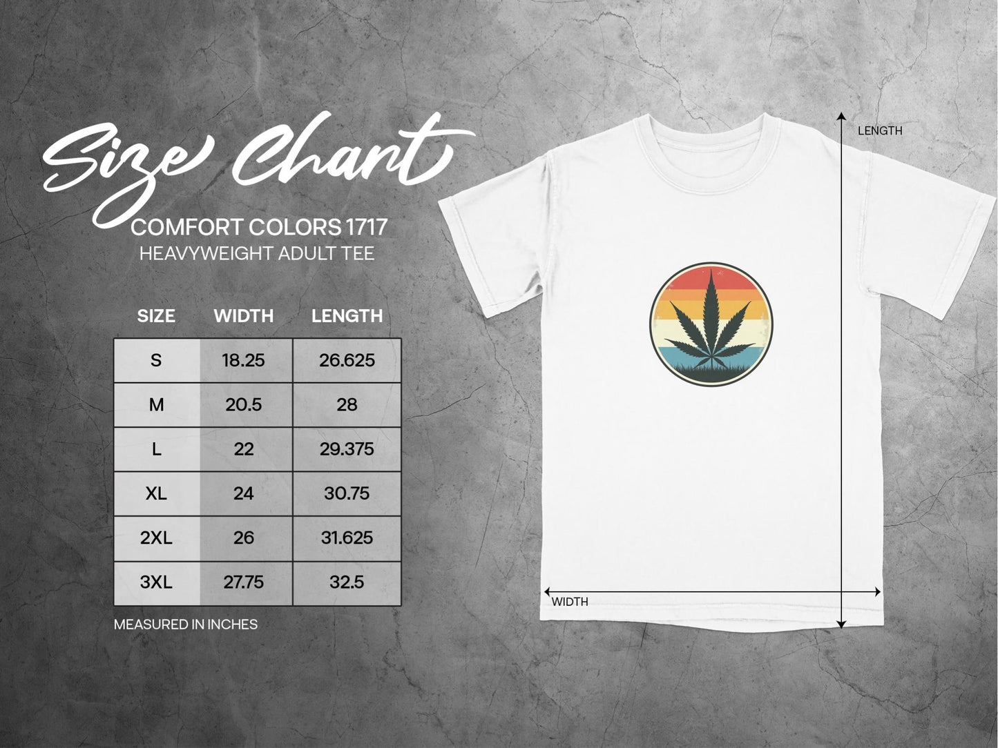 Retro Cannabis Tee - CurtisJ Designs