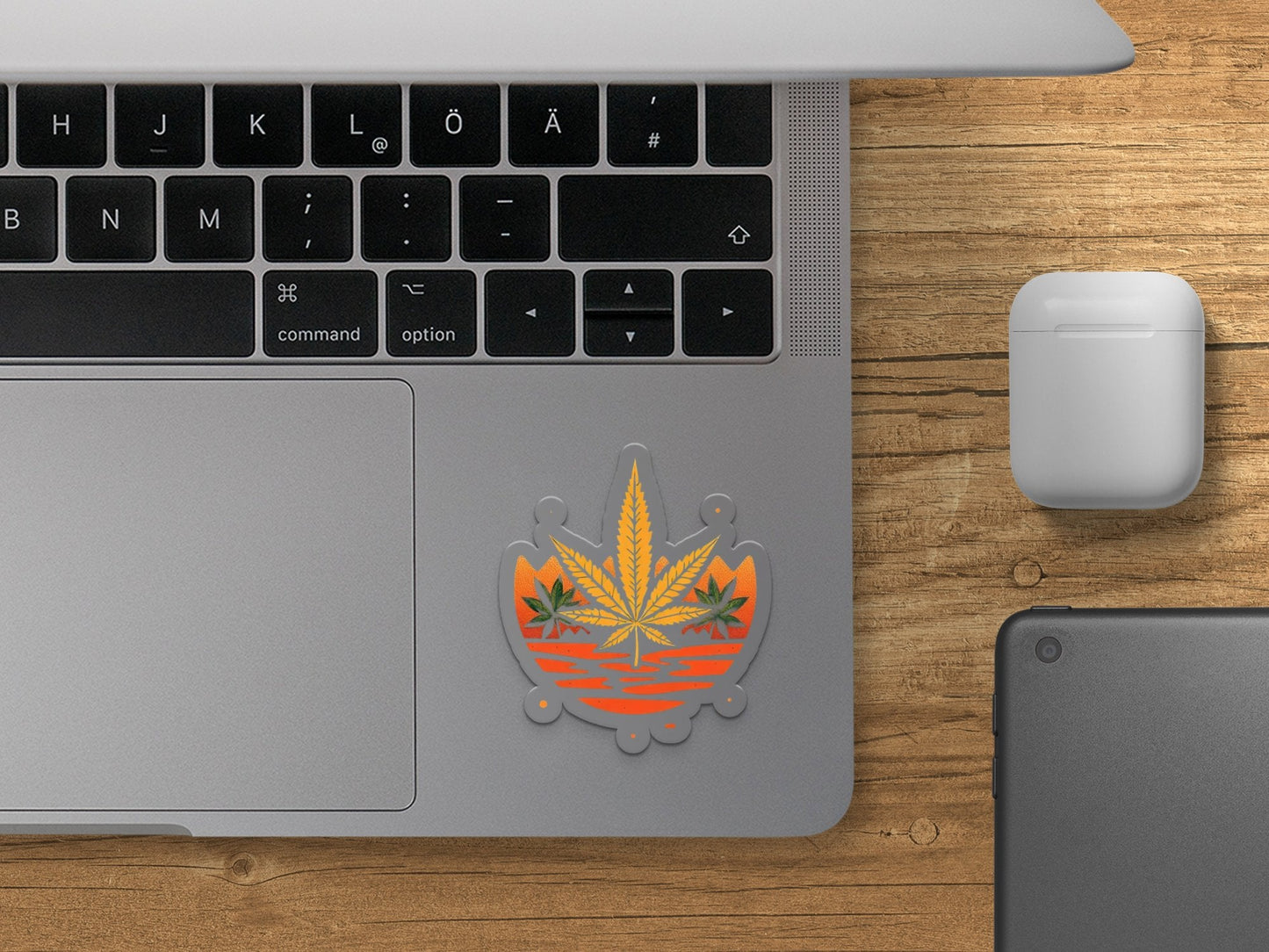 Retro Leaf Stickers - CurtisJ Designs