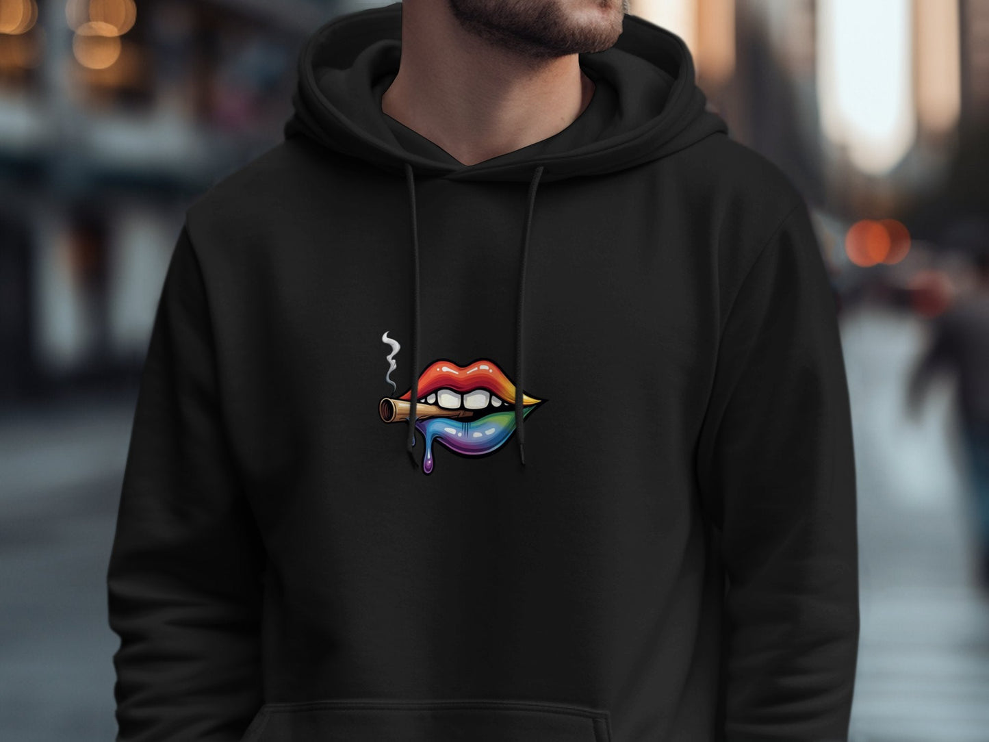 Smoking Rainbow Hoodie - CurtisJ Designs