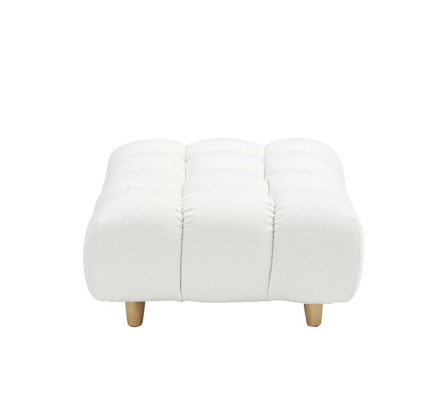 Spacious & Comfortable Teddy Fabric Sofa - 90 Inches Long, Beige - Ideal for Apartment, Office, Living Room - CurtisJ Designs