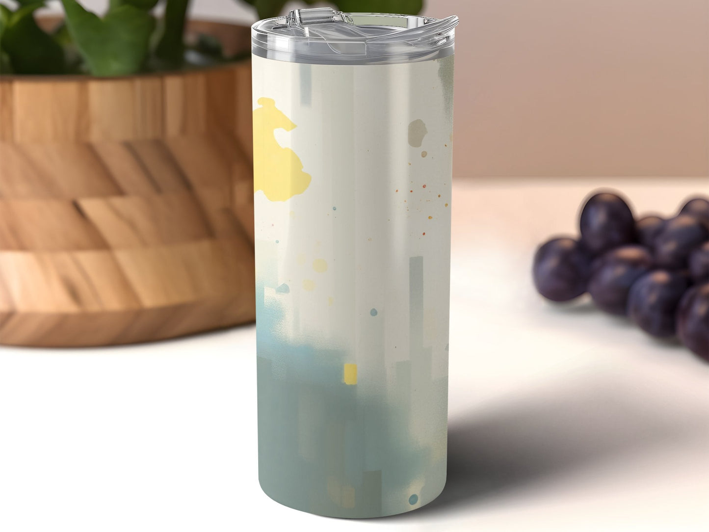 Vibrant Abstract Art with Stylish Women Aesthetic Tumblers - CurtisJ Designs